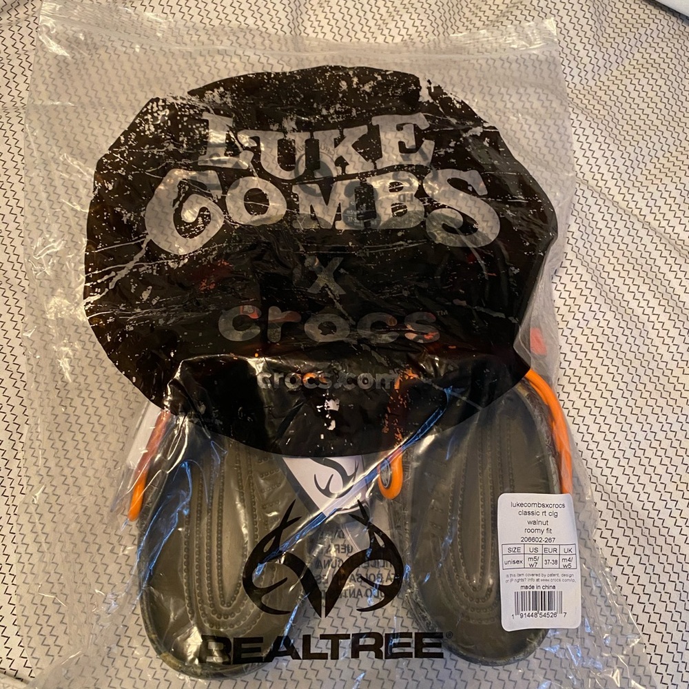 BRAND NEW IN THE BAG. Luke combs limited  crocs